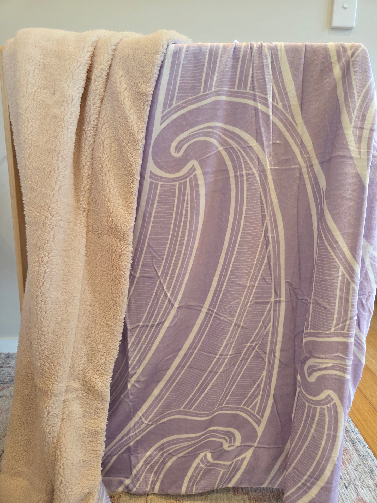 Pūhoro design blanket