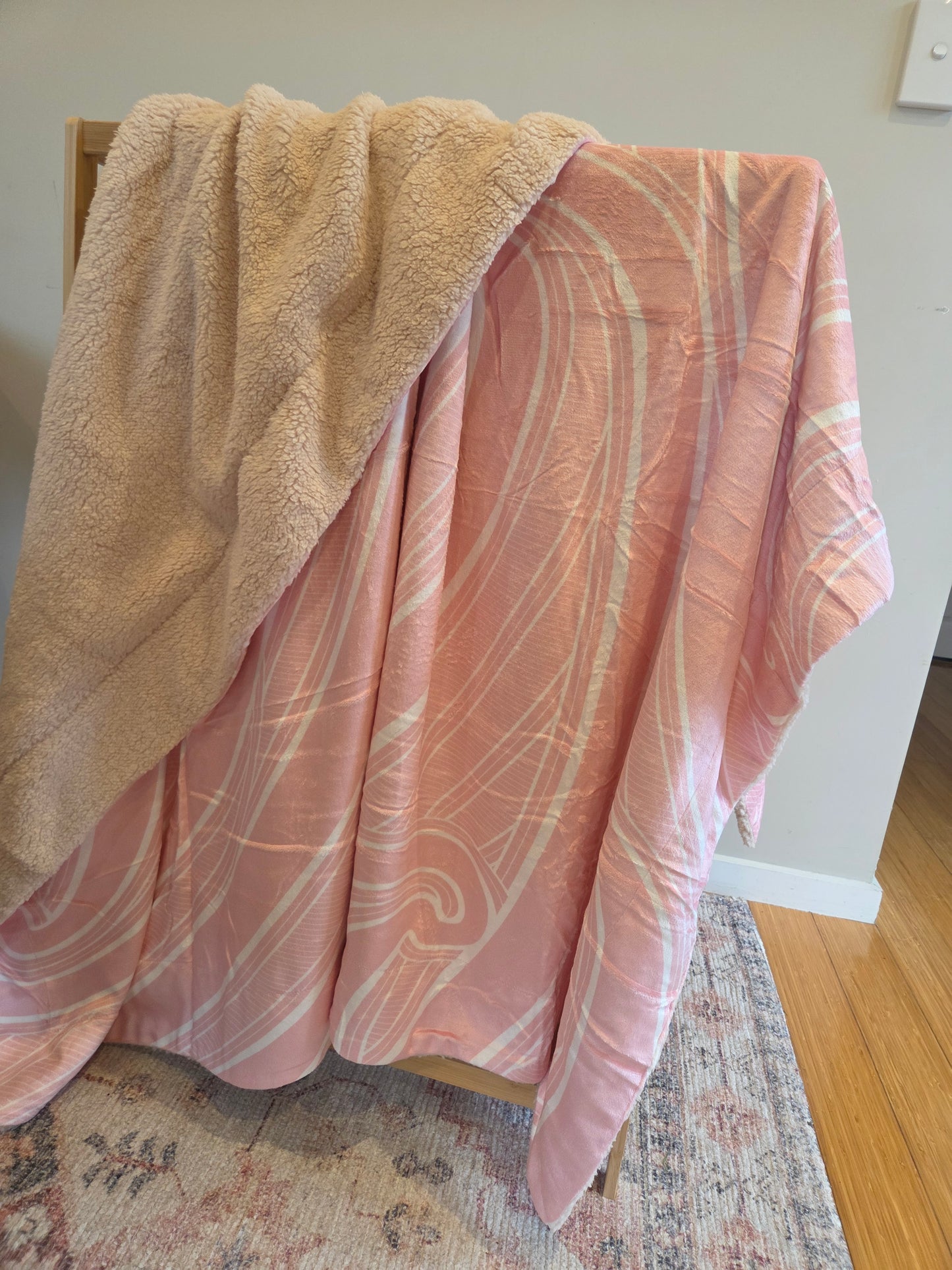 Pūhoro design blanket